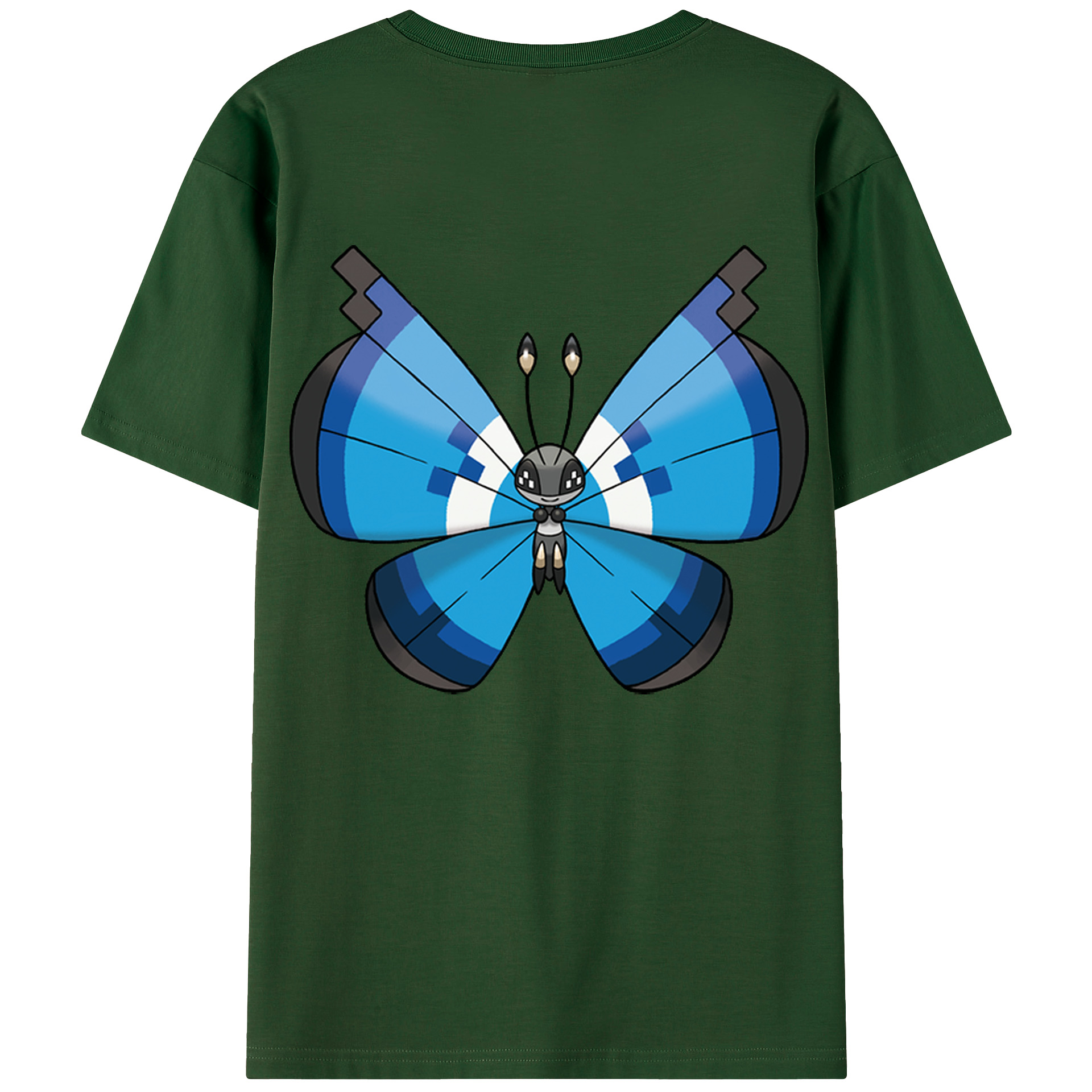 （画像用） ポケットモンスター Pokémon 綿100％半袖Tシャツ（背面プリント）